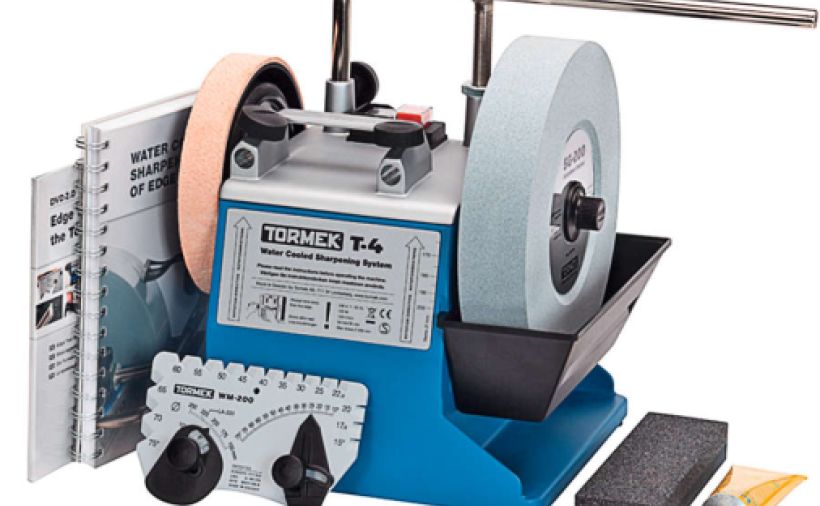 Schärfen auf nassem Schleifstein