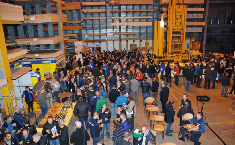 Kräftig Feuer gefangen