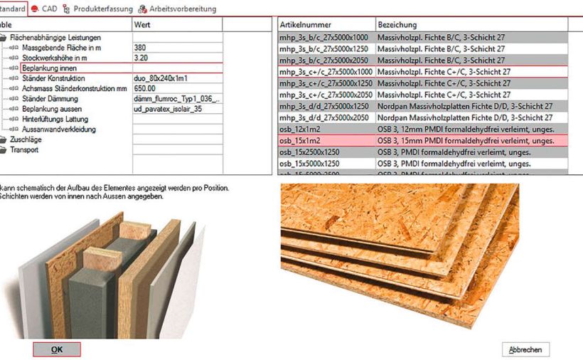 Für Holzbau und Schreinerei