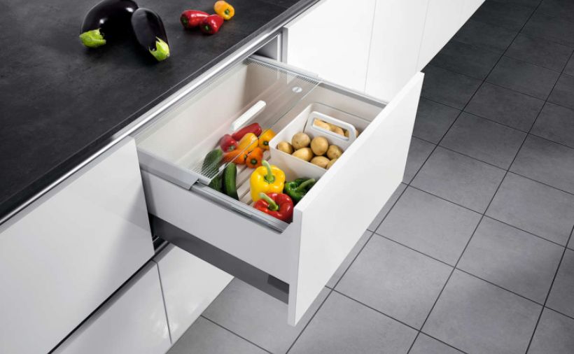 Gemüselagerung wie auf einer Yacht