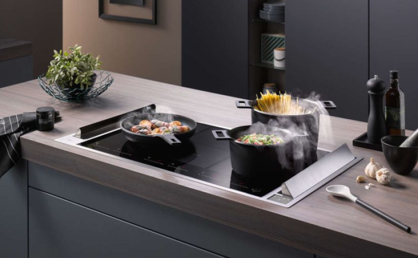 Dunstabzug nach unten