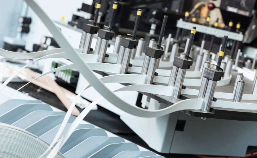 Halbfabrikat mit Laserkante