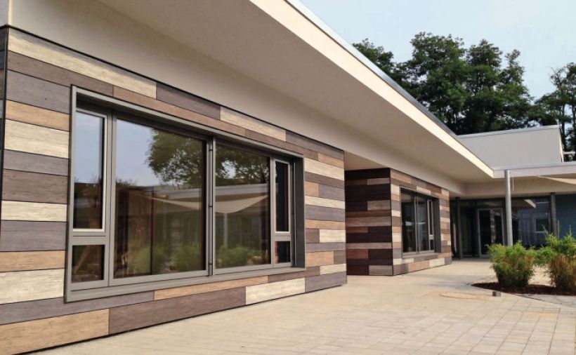 Eine «Holzfassade», die nicht brennt