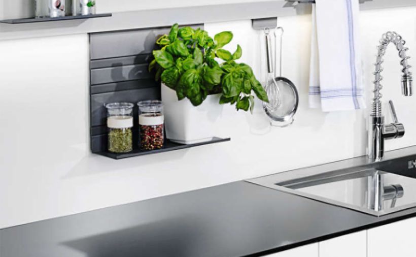 Eine durchdachte Ablageschiene