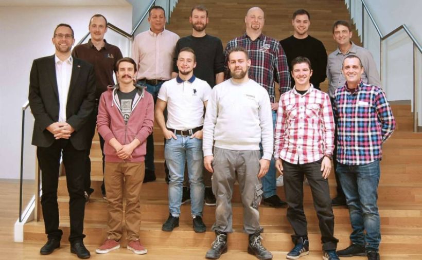 Montieren mit Diplom