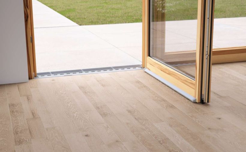 Nullschwellen für Holzfenster