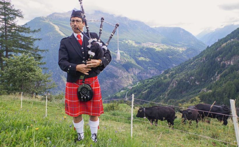 Schottische Klänge aus dem Wallis