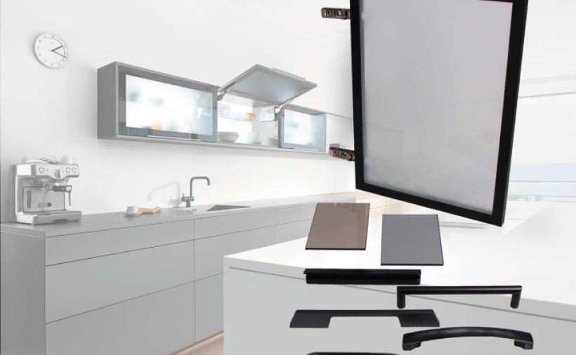 Möbelbeschläge in Schwarz