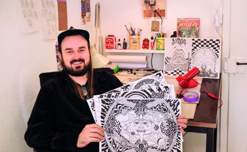 Nachts küsst ihn die Muse