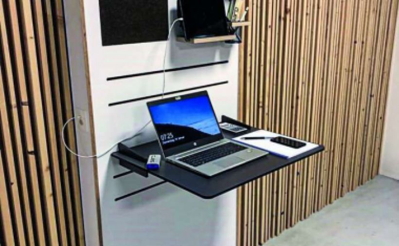 Schlichtes und nachhaltiges Desk