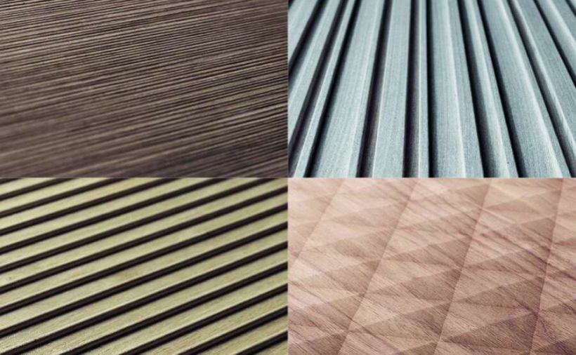 Relief-Oberflächen aus Holz