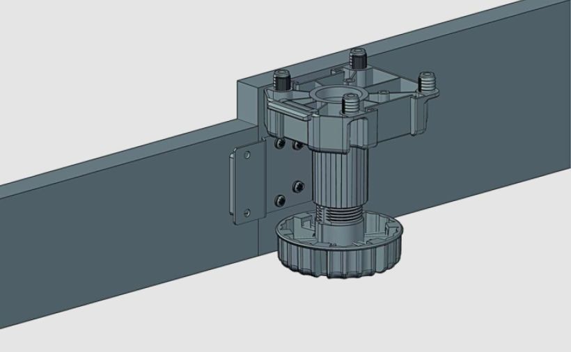 Befestigung mit Magneten