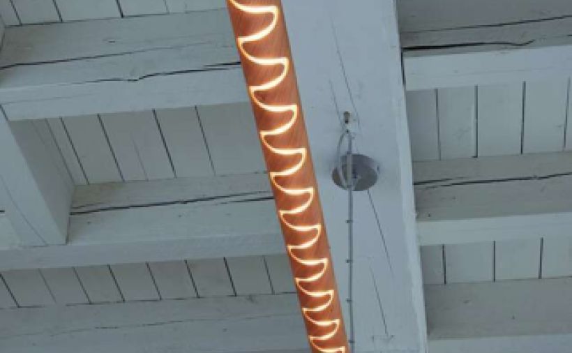 Hölzerne Leuchtröhre