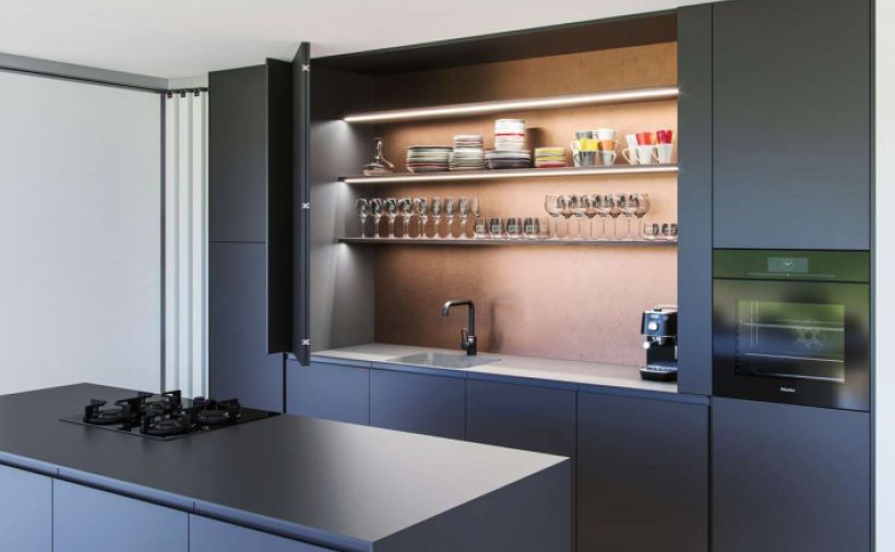 In die Tasche gesteckt