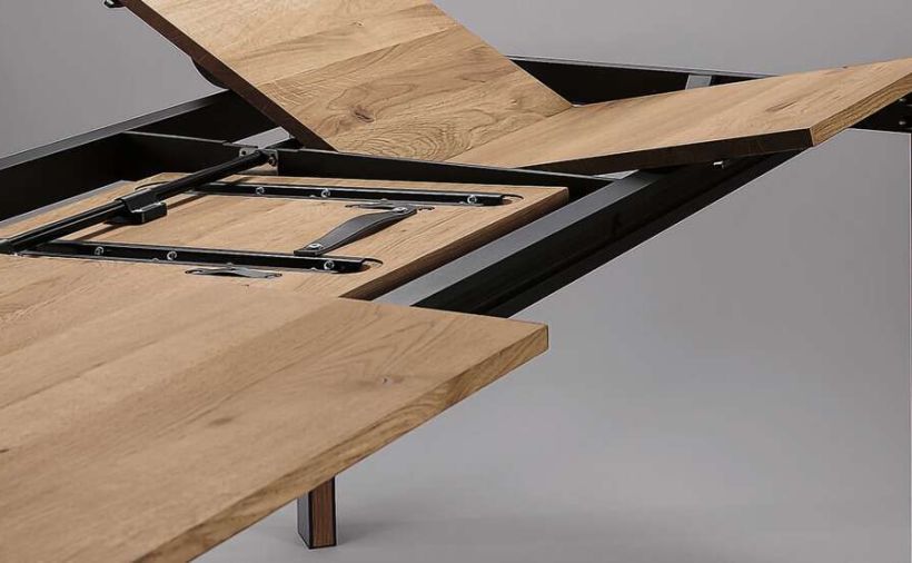 Flacher Tischauszugrahmen