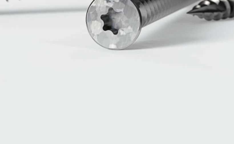 Mit kleinem Kopf und Führungsschaft