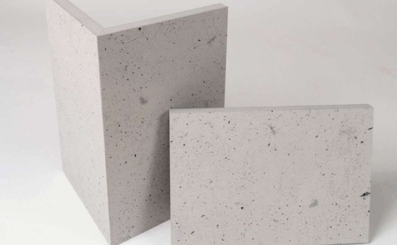 Holzträgermaterial in Betonoptik