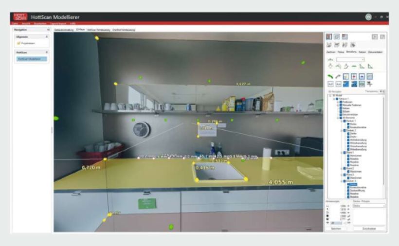 Horizontierung bis Fotodokumentation