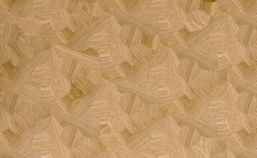 Parkett, das in alle Richtungen blickt