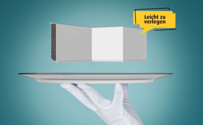 Wendbare Sockelleiste